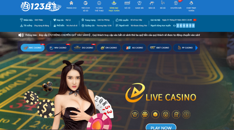 Casino 123B – Sân chơi lý tưởng cho anh em đam mê cá cược trực tuyến