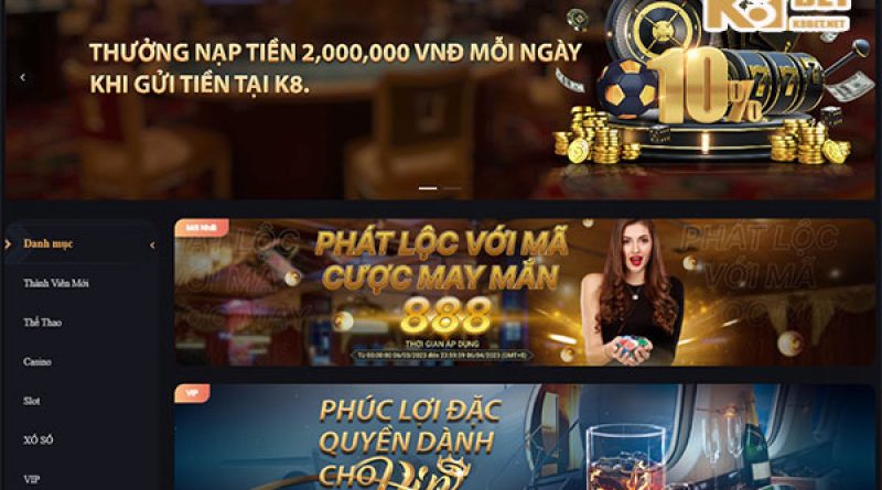 Nhà cái k8bet – Trang cá cược số 1 châu Á