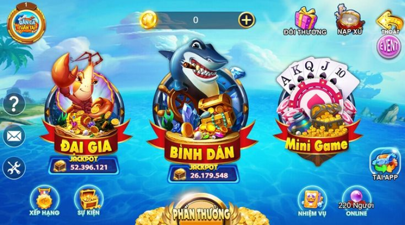 Điểm thú vị của game bắn cá thần tài thu hút nhiều anh em