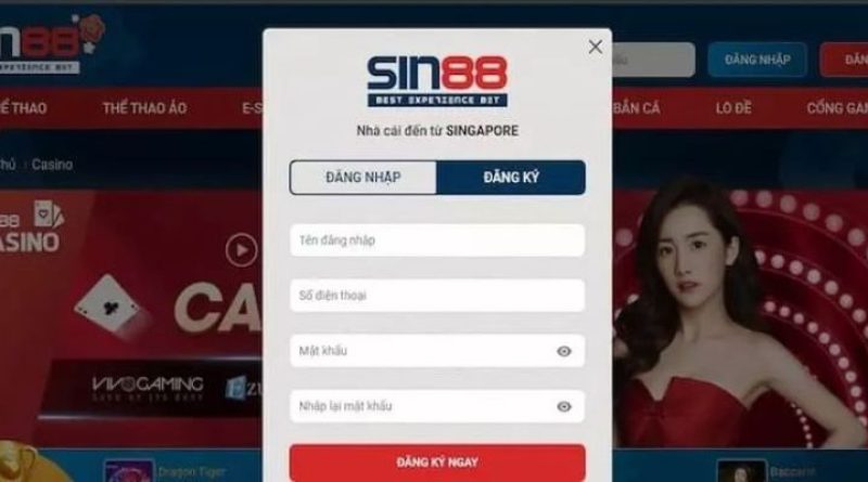 Hướng Dẫn Cách Đăng Ký Tài Khoản Đơn Giản Tại Sin88