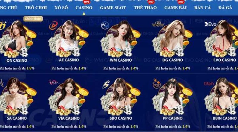 QH88 Tar Chia Sẻ Về Các Sảnh Game Có Mặt Tại Qh88 Casino 