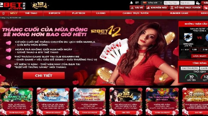 Thể Thao 12Bet – Trải Nghiệm Không Gian Cá Cược Đẳng Cấp