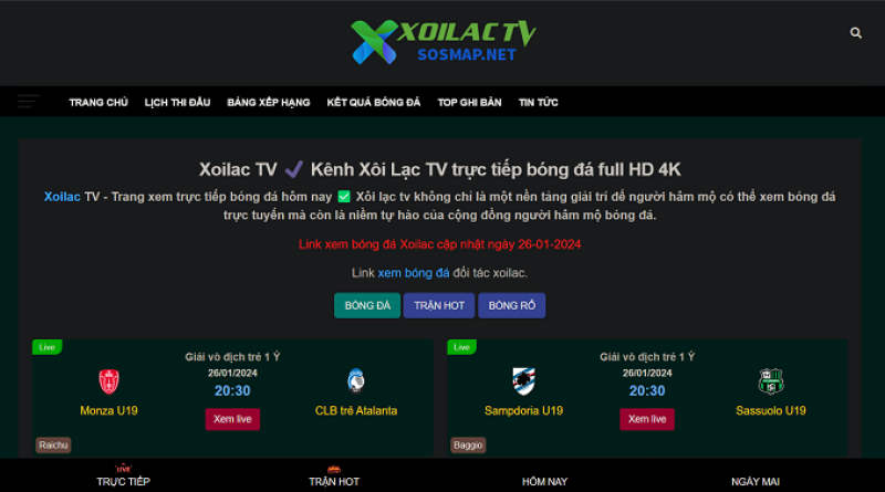 Xoilac TV –  Theo dõi bóng đá miễn phí số một tại Việt Nam 