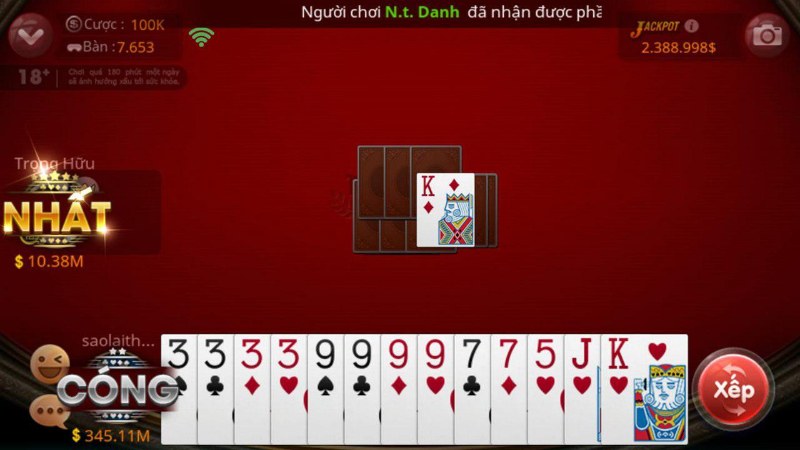 Dạng game bài casino quen mặt với hầu hết game thủ Việt Nam