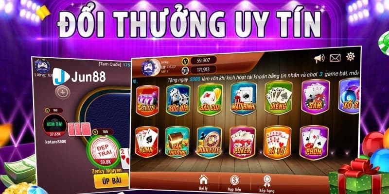 Game bài đổi thưởng 2024 Jun88 mang lại trải nghiệm mới lạ