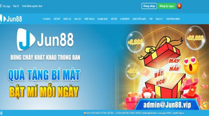 JUN88 – CỔNG GAME ONLINE HOT NHẤT NĂM 2024