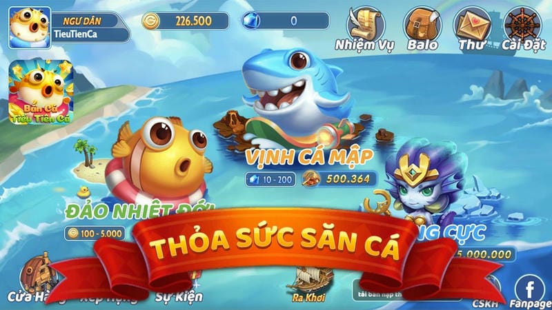  Đồ họa bắn cá 3D tuyệt đẹp khi tải app 9WIN.